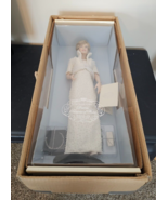 NIB Franklin Dolls Princess Diana Elegant White Beaded Dress with Tiara,... - £79.38 GBP
