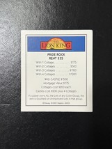 Disney Edition Monopoly Replacement Piece: Title Deed Card -Lion King Pr... - $2.99