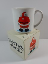 Recycled Paper Products &quot;Santa&#39;s Back&quot; Ceramic Mug Cup w/Box ~ Made in J... - €13,28 EUR