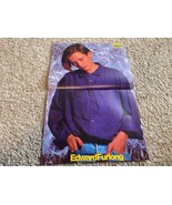 Edward Furlong Curtis Stigers teen magazine poster clipping Smash Hits B... - $13.70 CAD