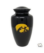 University of Iowa Football Cremation Urn, Black Adult Urn - $221.11