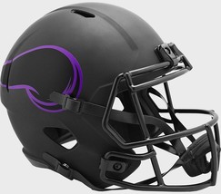 Minnesota Vikings Full Size Eclipse Replica Speed Helmet - £145.02 GBP