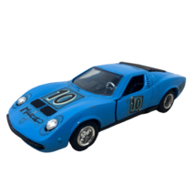 Shinei Mini Power Blue Lamborghini Miura 1:38 Car w/ Flip Up Headlights - $79.19