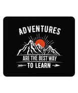 Personalized Rectangular Mouse Pad with Inspiring &#39;Adventures Are the Be... - £13.76 GBP