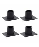 4pcs Iron Taper Holders Square Simple Candlestick For Hotel Home Decor - £17.94 GBP