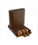 Brizard &quot; Show Band &quot;  5  case - Coffee  Leather and Macassar Ebony  NIB - $4,540.16 MXN