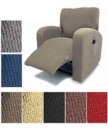 Orly&#39;s Dream Pique Stretch Fit Furniture Chair Recliner Lazy Boy Cover S... - £23.37 GBP