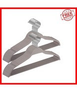 Non-Slip Gray Plastic Hangers, 20-Pack – Ideal for Suits &amp; Dresses - $741.18 MXN