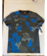 Ultracor Men&#39;s Camo Ether Tee in Black and Blue-Size Medium - $57.58 CAD