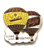 Stroh’s Schlitz Beer Pin Flying High Together Hot Air Balloon Promo Brew... - $240.43 MXN