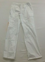 Scrub Stars Uniform Pants Women&#39;s Small White Medical Scrub Pants NEW - £8.55 GBP
