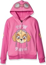 Nickelodeon Paw Patrol Little Girls&#39; Skye Toddler Hoodie Zipper 3T NEW W TAGS - £14.81 GBP