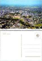 One(1) Oregon Salem Aerial View Business Government Buildings House VTG Postcard - £7.48 GBP
