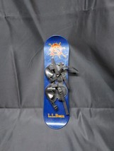 LL BEAN Maine Miniature Snowboard - Stuffed Animal ? Decor ? Camp ? RARE - £14.93 GBP