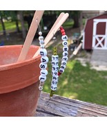 Plant Tags Beaded Handmade - $27.43 MXN