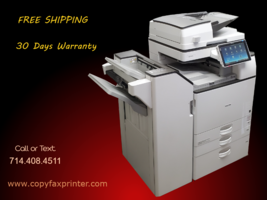 Ricoh MP 6055 Black/White Copier Printer Scanner with Stapling Finisher! - $4,799.00