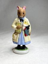 Letitia Plum The Woodmouse Family Mouse Figurine Franklin Mint Vintage 1... - £10.00 GBP