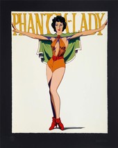 Mel Ramos Phantom Lady (Nero) Autografato Limitata Serigrafia Art - £2,881.58 GBP
