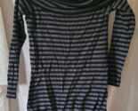 Women's Twenty One  Shirt/Dress Size Small Off Shoulder Striped Long Sleeve - $14.99
