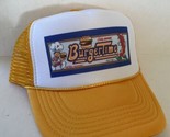 Vintage 1980s Burger Time Hat Video Game Trucker Hat Adjustable snapback... - $17.62