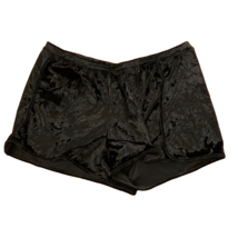 Tart Intimates Black Velvet Pajama Lounge Shorts Womens Medium Casual - $13.00
