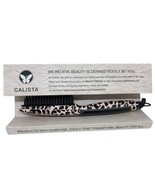Calista TrianglPRO Heated Brush Straightener Hair Detailer Lift Cheetah ... - €8,40 EUR
