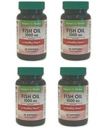 4 Bottles/24-ct People&#39;s Choice Fish Oil Omega 3 Softgels 1000 MG - $25.57 CAD