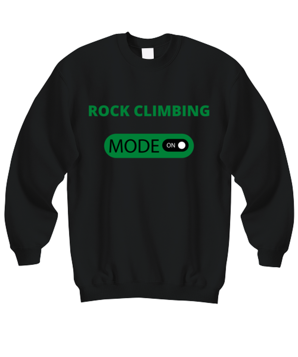 ROCK CLIMBING, black Sweatshirt. Model 64027  - $39.99