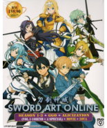 Anime DVD Sword Art Online Season 1-3 + GunGaleOnline + Alicization +Mov... - $80.01 CAD