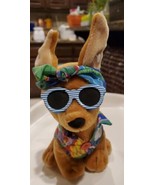 Marlboro Plush Stuffed Animal Toy Dog Sunglasses Head Scarf 8 in Tall - $9.05