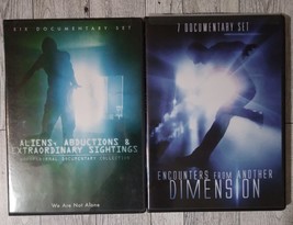Aliens UFOs Strange Encounters Time Travel Crop Circles Two DVD Sets Paranormal - £7.56 GBP
