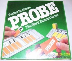 Vtg 80s Probe Word Pursuit Sealed Game 1982 Parker Brothers Unused Ages 8+ Cib ! - $39.59