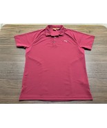 Puma Cool Cell Men’s Maroon Short-Sleeve Polo Shirt - Large - £14.05 GBP