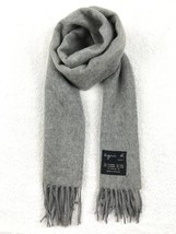 Vintage Agnes B Scarf Muffler Wool Cashmere Nova Check Classic Wrap Winter Gifts - £87.92 GBP