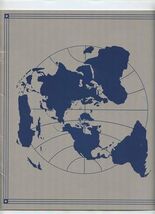 Pan American First Class Menu 1989 World Map Cover Miami Flight  - $21.78