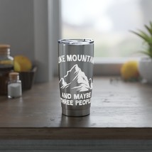 Vagabond 20oz Stainless Steel Tumbler: Spill-Proof, Double-Walled Mountain Lover - £22.97 GBP