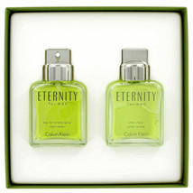 Calvin Klein Eternity Cologne 3.4 Oz Eau De Toilette Spray 2 Pcs Gift set - £71.55 GBP