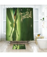 Tinker Bell Shower Curtain Bath Mat Bathroom Waterproof Decorative - £18.07 GBP+