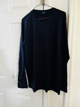 Tom Ford Crewneck  L/S Tee Shirt XL Black - £156.56 GBP