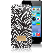 Macbeth Celebridad Apple IPHONE 5c Funda, Leopardo, Negro/Blanco - £6.32 GBP