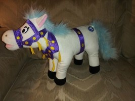 Ringling Bros Circus Horse Plush 15&quot; White Pony Greatest Show On Earth F... - £21.01 GBP