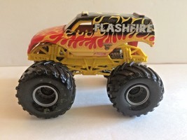 Hot Wheels Monster Jam FlashFire Flash Fire Metal base 1:64 scale Monster truck - £16.58 GBP