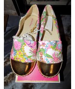 LILLY PULITZER TARGET Espadrilles NOSIE POSEY Size 4 Girl&#39;s NEW - €35,79 EUR