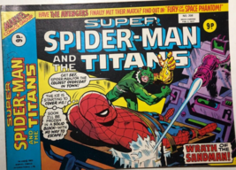SUPER SPIDER-MAN &amp; THE TITANS #208 (1977) Marvel Comics UK  VG+/FINE- - £15.56 GBP