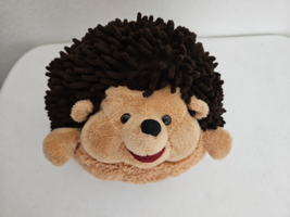 Squishable Hedgehog Plush Stuffed Animal Brown Tan Nubby Round Ball 8&quot; - £9.18 GBP