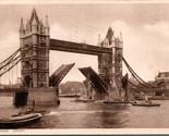 Vtg Cartolina 1943 - Torre Ponte - Londra - $5.77