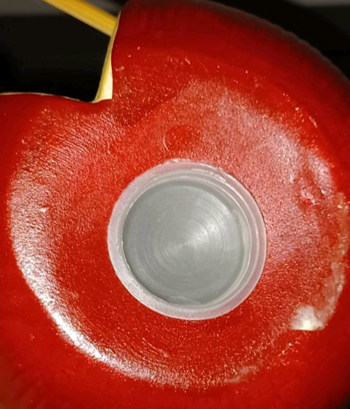 Ceramic Apple Shaped Bird House Feeder Item image 6