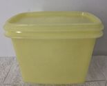 Vintage Tupperware Yellow Container Sugar Storage 1243-6 &amp; Lid 1244-5 - $8.90