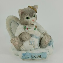 Calico Kittens Enesco Figurine A Loving Gift 625272 1994 UBGP1 - £15.69 GBP