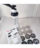 Oxo Good Grips Cookie Press Stainless Disks + 12 disc Storage Box Instru... - €15,45 EUR